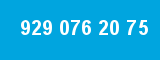929 076 20 75 929 076 20 75